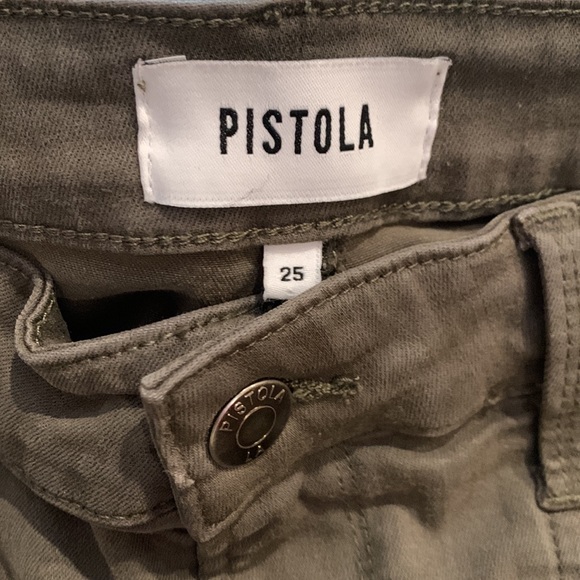 Pistola green cargo pants ladies size 25 - Picture 2 of 4